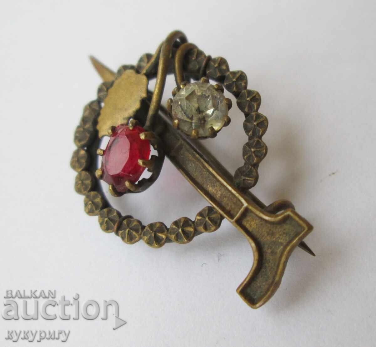 Δημοπρασία Παλαιό τουριστικό σήμα ορειβατικό καρφίτσα Βασίλειο Βουλγαρίας Δημοπρασία Παλαιό τουριστικό σήμα ορειβατικό καρφίτσα Βασίλειο Βουλγαρίας