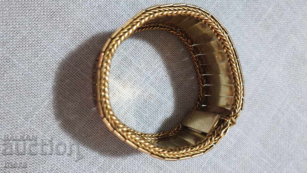 Δημοπρασία Κομψό επιχρυσωμένο βραχιόλι vintage