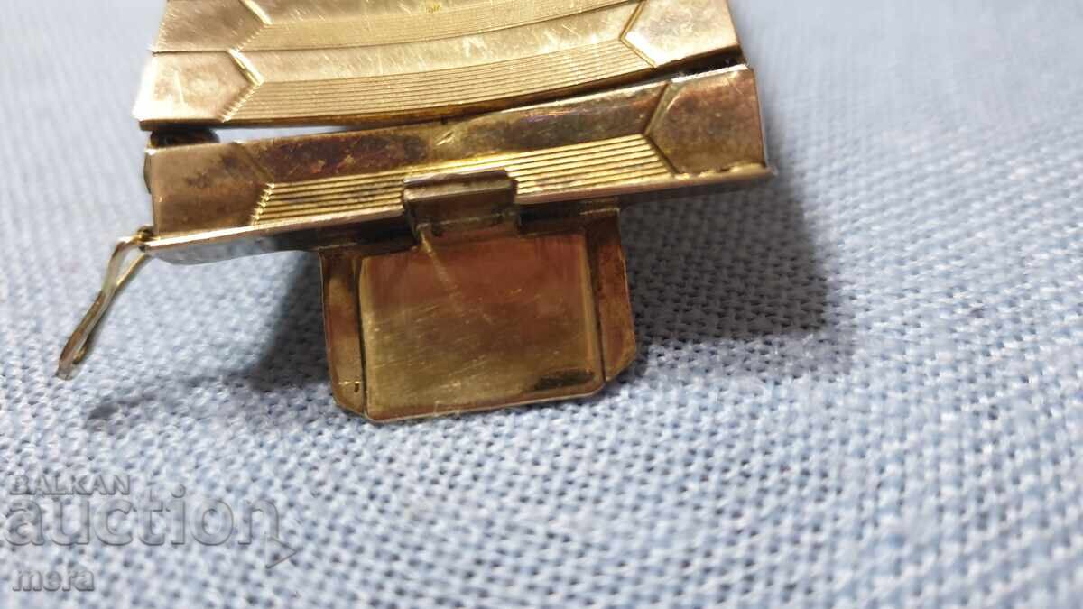 Κομψό επιχρυσωμένο βραχιόλι vintage - 5