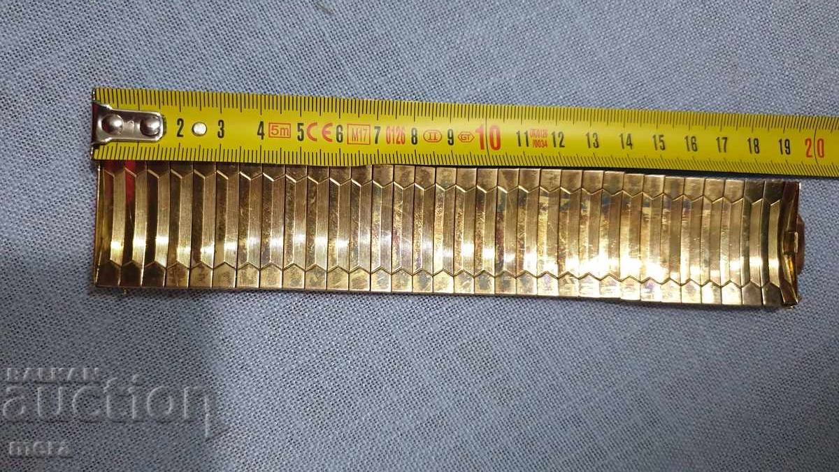 Κομψό επιχρυσωμένο βραχιόλι vintage - 6