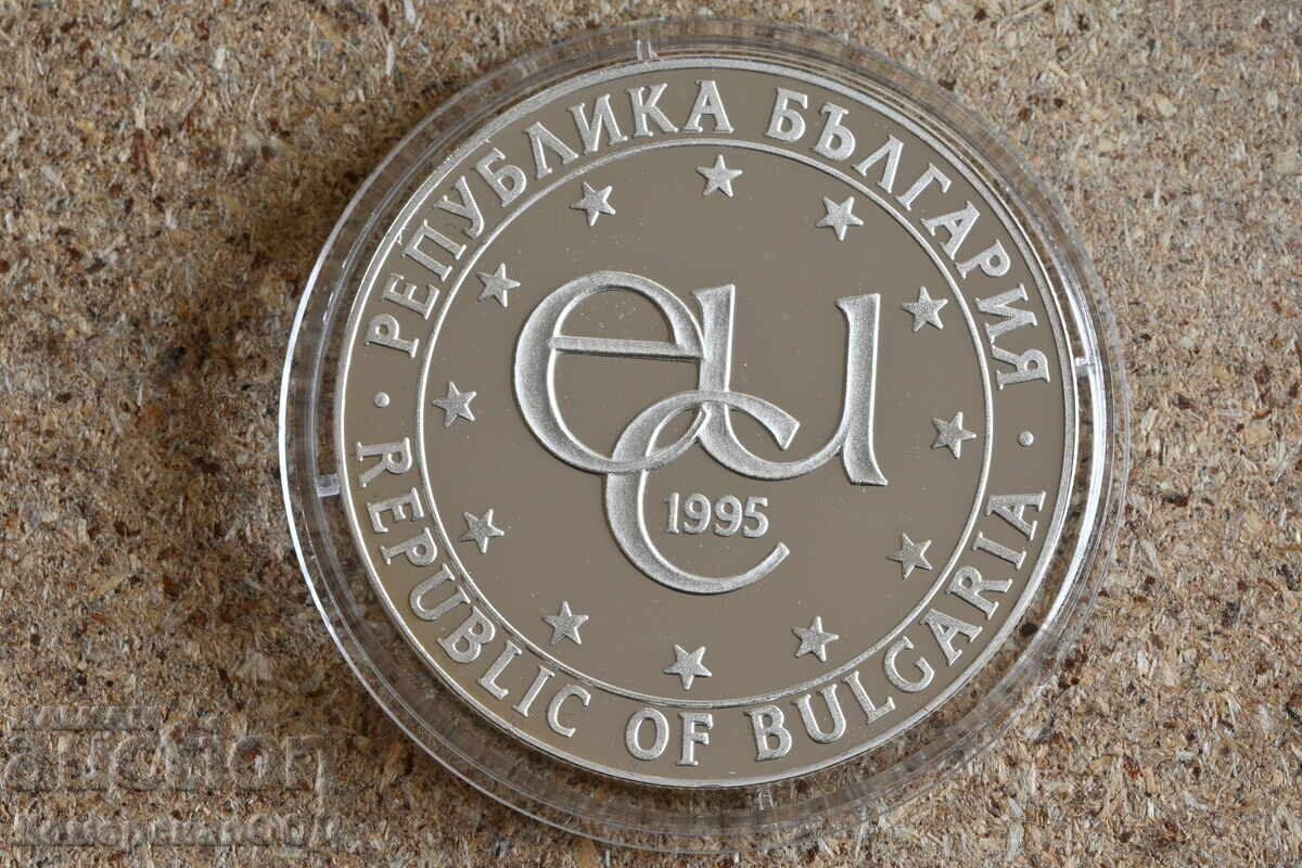 1995 - 1000 лева ECU. Първоначална цена само материал. с цена 136.00 лв. | € 69.54 1995 - 1000 лева ECU. Първоначална цена само материал. с цена 136.00 лв. | € 69.54