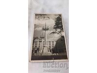 Cartolină WARZAWA Plac Konstytueji 1955