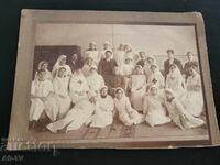 Old photograph cardboard 1915