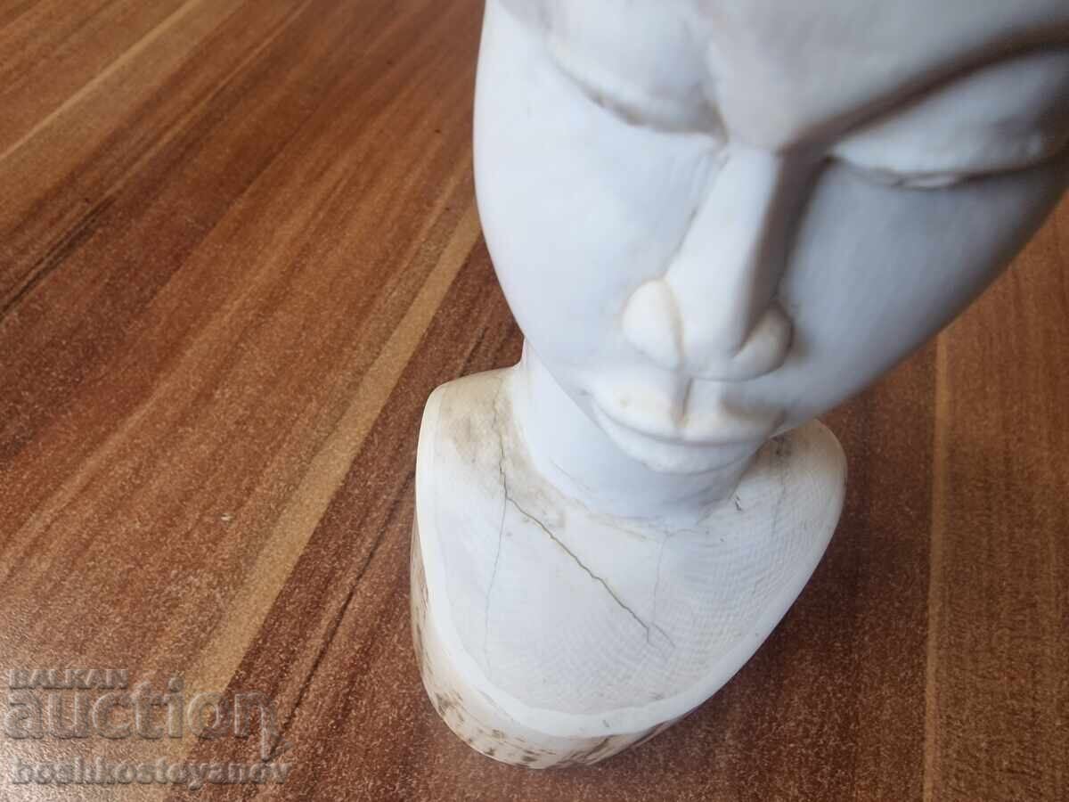 Ivory statuette 20 cm. 888 gr - 7
