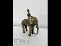 Παλαιό ινδικό ειδώλιο οδηγού ελέφαντα. Νο. 7583