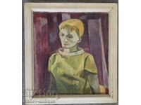 Portrait of VERA NEDKOVA by artist Lilyana Dicheva - painting 65x50