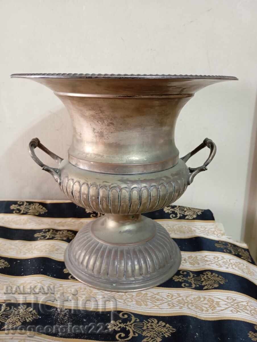 Vintage champagne bottle