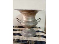 Vintage champagne bottle