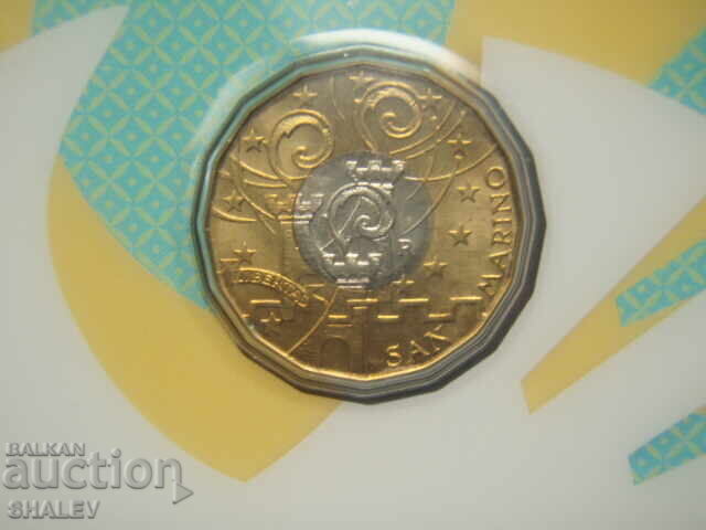 5 euro 2016 San Marino "Miserecordia" coincard /Сан Марино/ - 6