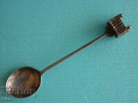 Linguriță veche, englezească, de argint - "Castelul Windsor"