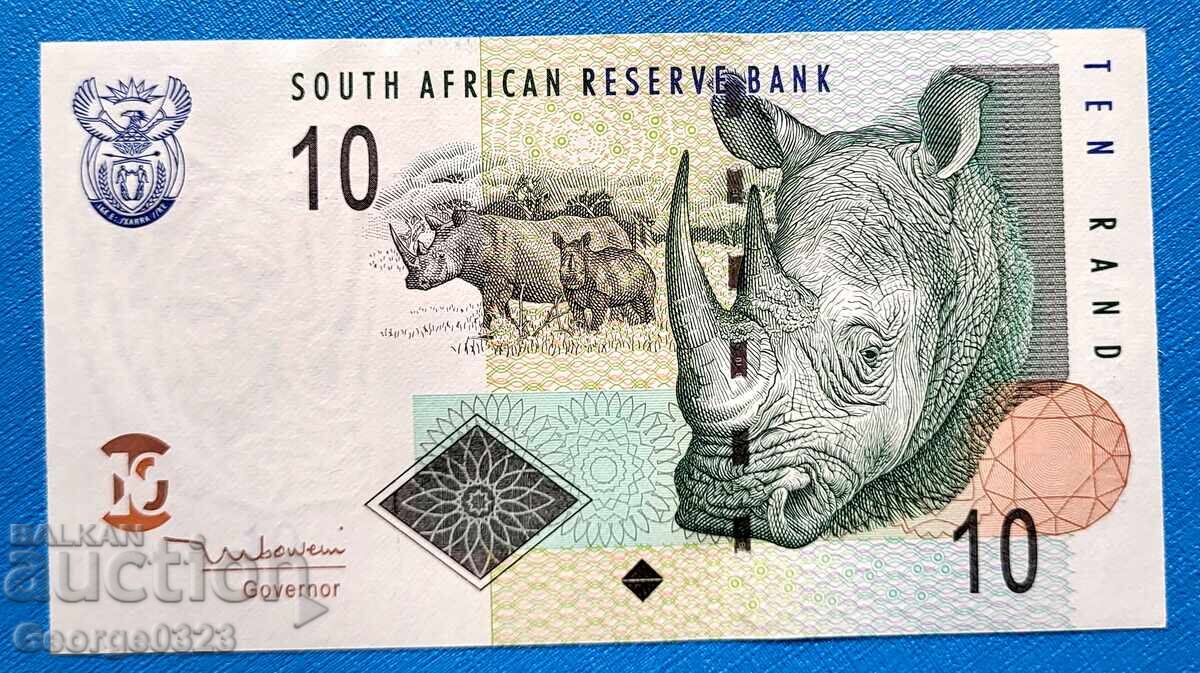 Νότια Αφρική 2005 10 Ραντ UNC Νέα