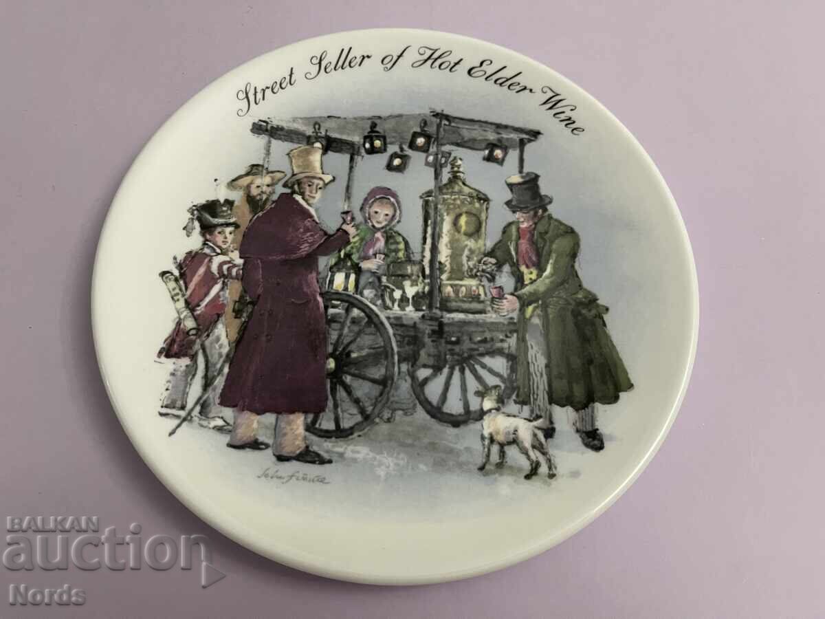 Wedgwood. Farfurie de colecție cu certificat Wedgwood. Farfurie de colecție cu certificat