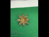 Χειροποίητη ασημένια καρφίτσα - Topazio. №7595