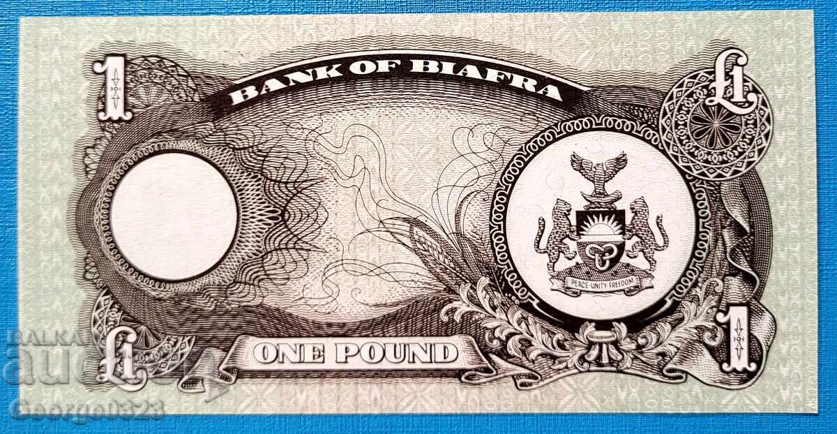 Biafra 1968 1969 1 pound UNC Nouă cu preț 9.99 BGN | € 5.11