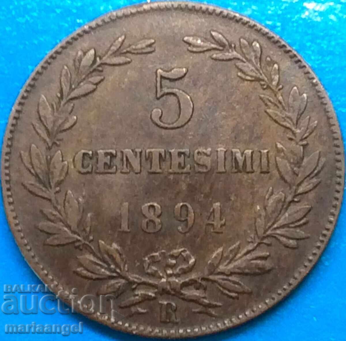 San Marino 1894 5 centesimi - rar - 7
