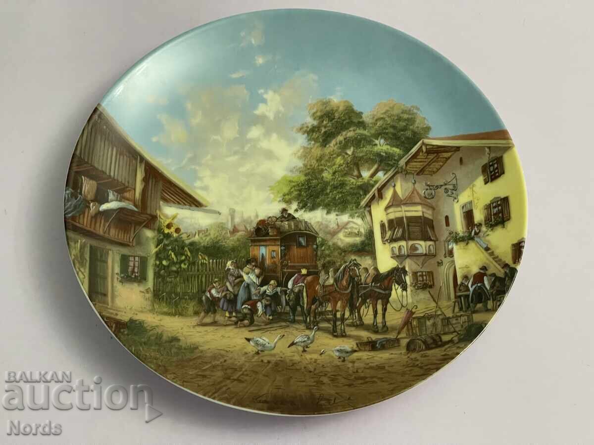 Christian Luckel Porcelain Plate for Collection with Certificate Christian Luckel Porcelain Plate for Collection with Certificate