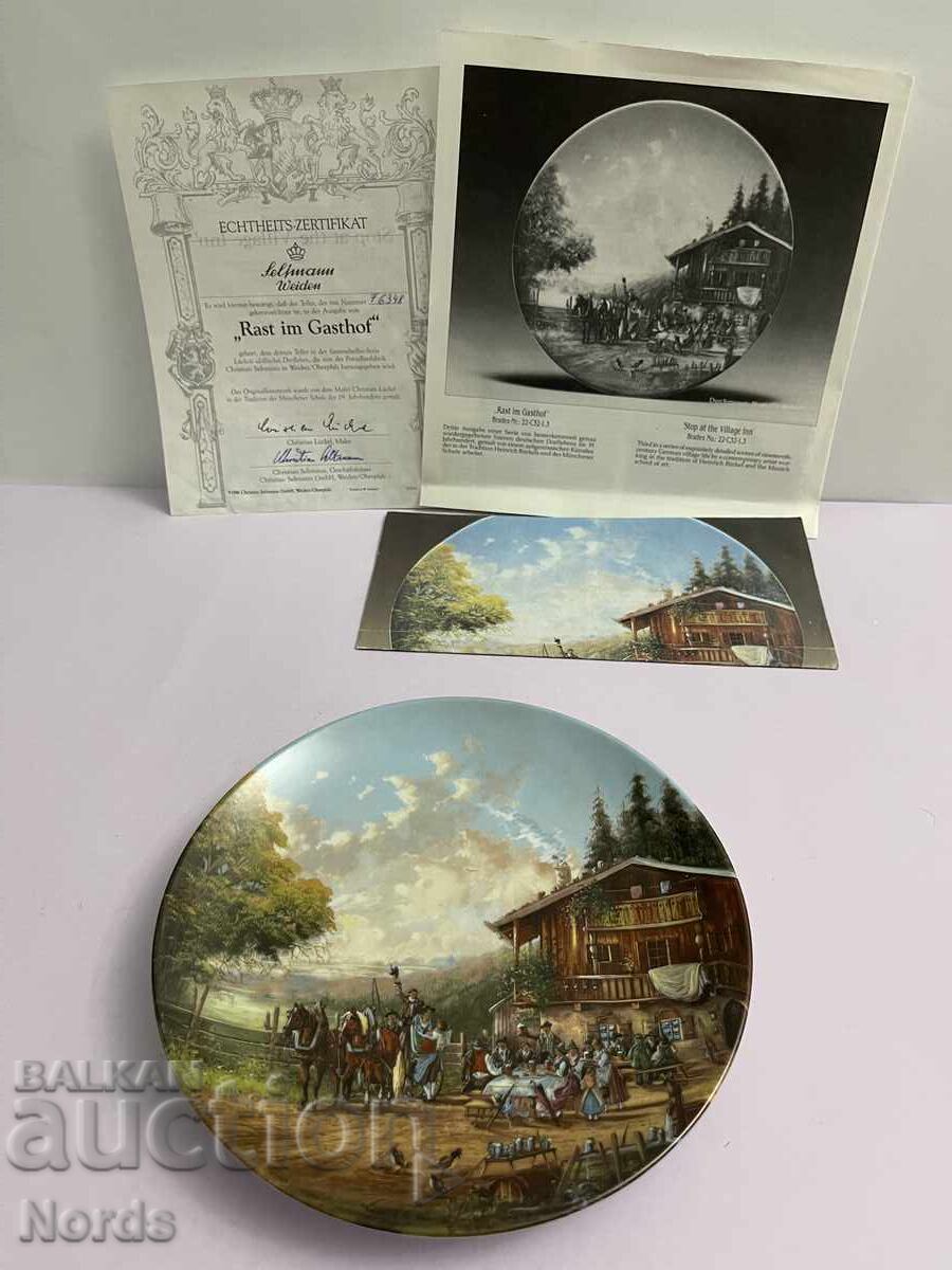 Christian Luckel Farfurie de colecție cu certificat cu preț 12.10 BGN | € 6.19 Christian Luckel Farfurie de colecție cu certificat cu preț 12.10 BGN | € 6.19