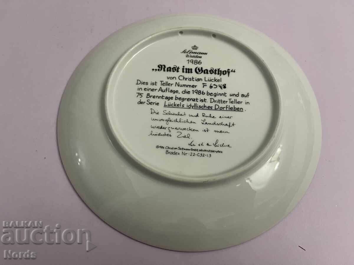 Christian Luckel Farfurie de colecție cu certificat - 5 Christian Luckel Farfurie de colecție cu certificat - 5