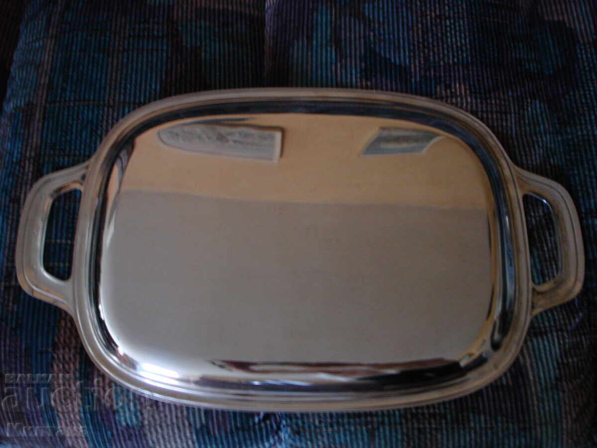 Поднос хром/ никелова стомана с цена 17.00 лв. | € 8.69 Поднос хром/ никелова стомана с цена 17.00 лв. | € 8.69