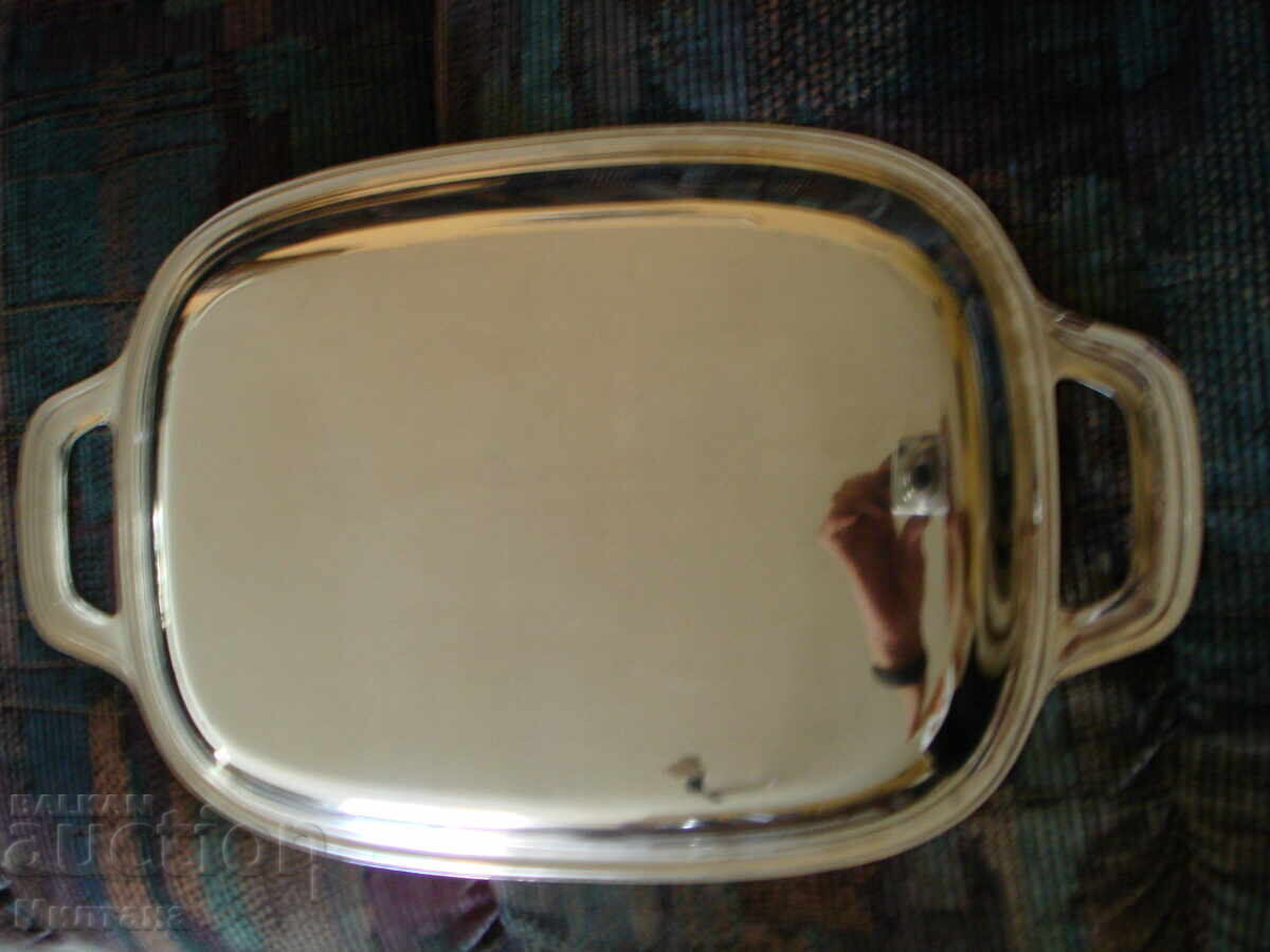 Аукцион Поднос хром/ никелова стомана Аукцион Поднос хром/ никелова стомана