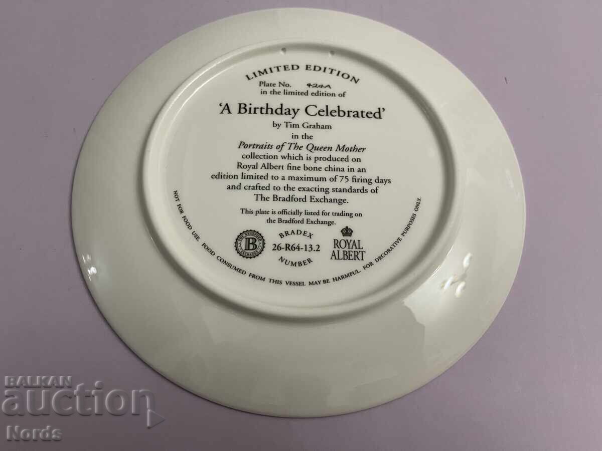 Delivery of Royal Albert Plate for Collection Delivery of Royal Albert Plate for Collection