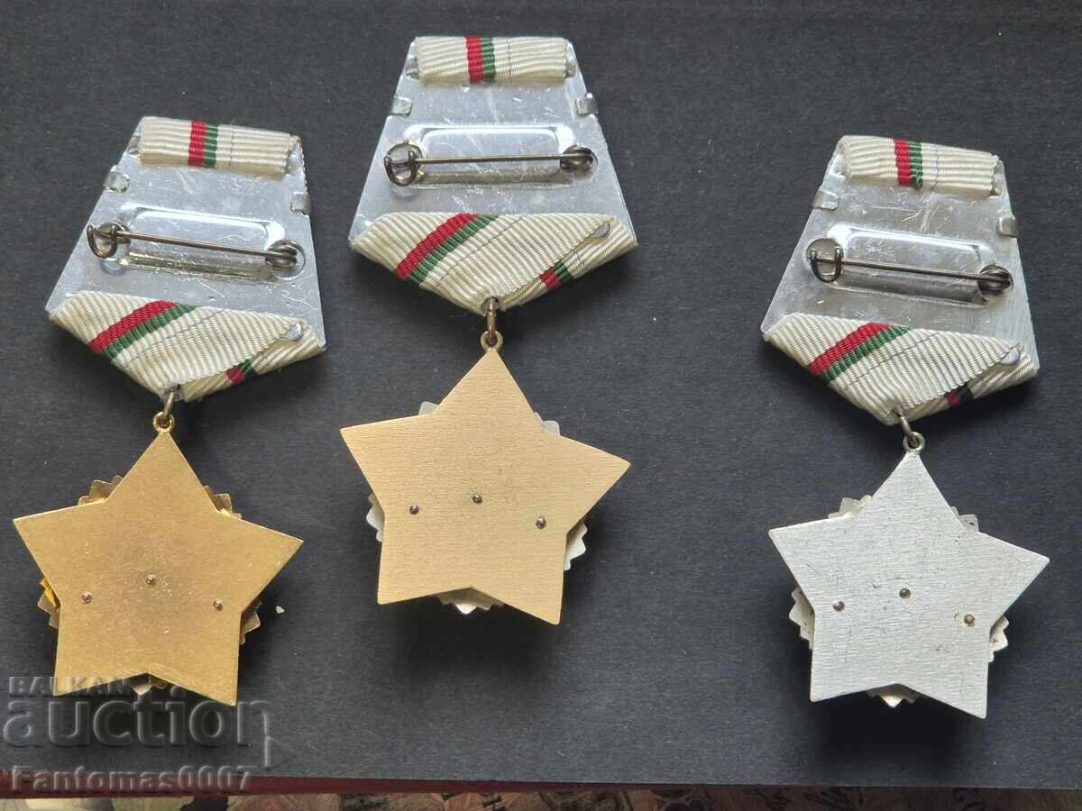 Order for Civil Merit and Merit 1st, 2nd and 3rd Degree, People's Republic of Bulgaria - 6 Order for Civil Merit and Merit 1st, 2nd and 3rd Degree, People's Republic of Bulgaria - 6