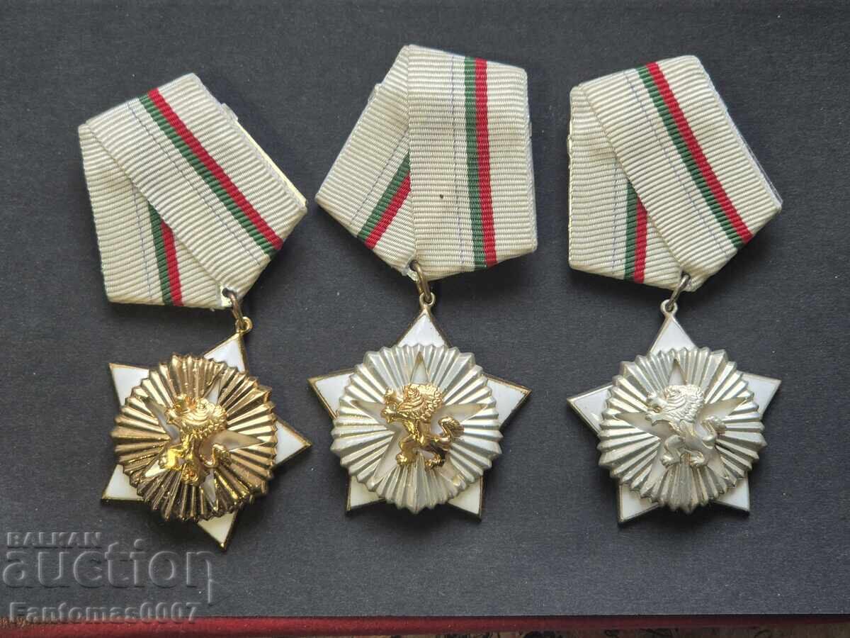 Order for Civil Merit and Merit 1st, 2nd and 3rd Degree, People's Republic of Bulgaria Order for Civil Merit and Merit 1st, 2nd and 3rd Degree, People's Republic of Bulgaria