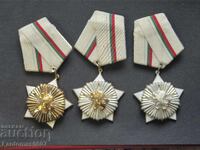 Орден За Гражданска доблест и заслуга 1,2и3-та степен НРБ