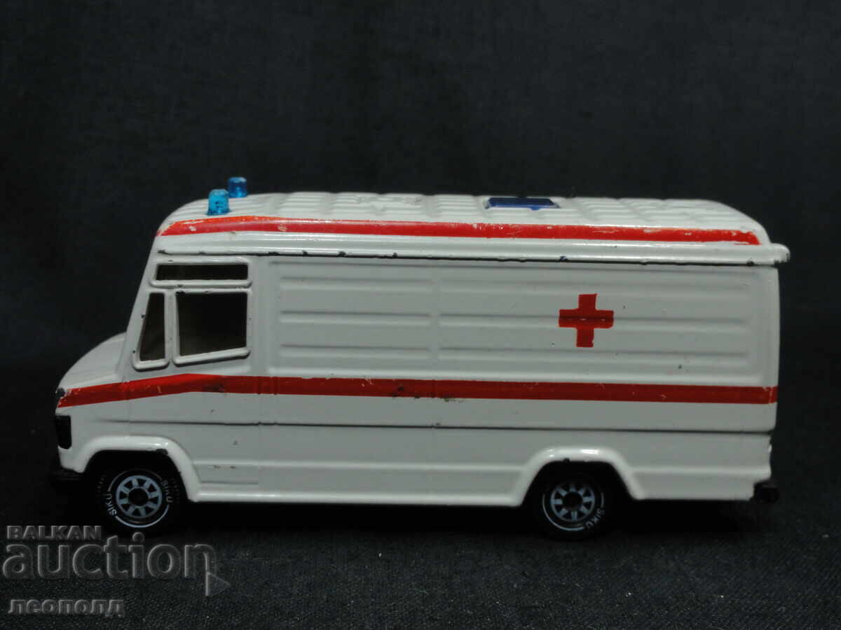 OLD RETRO METAL CAR SIKU GERMANY MERCEDES AMBULANCE with price 20.00 BGN | € 10.23