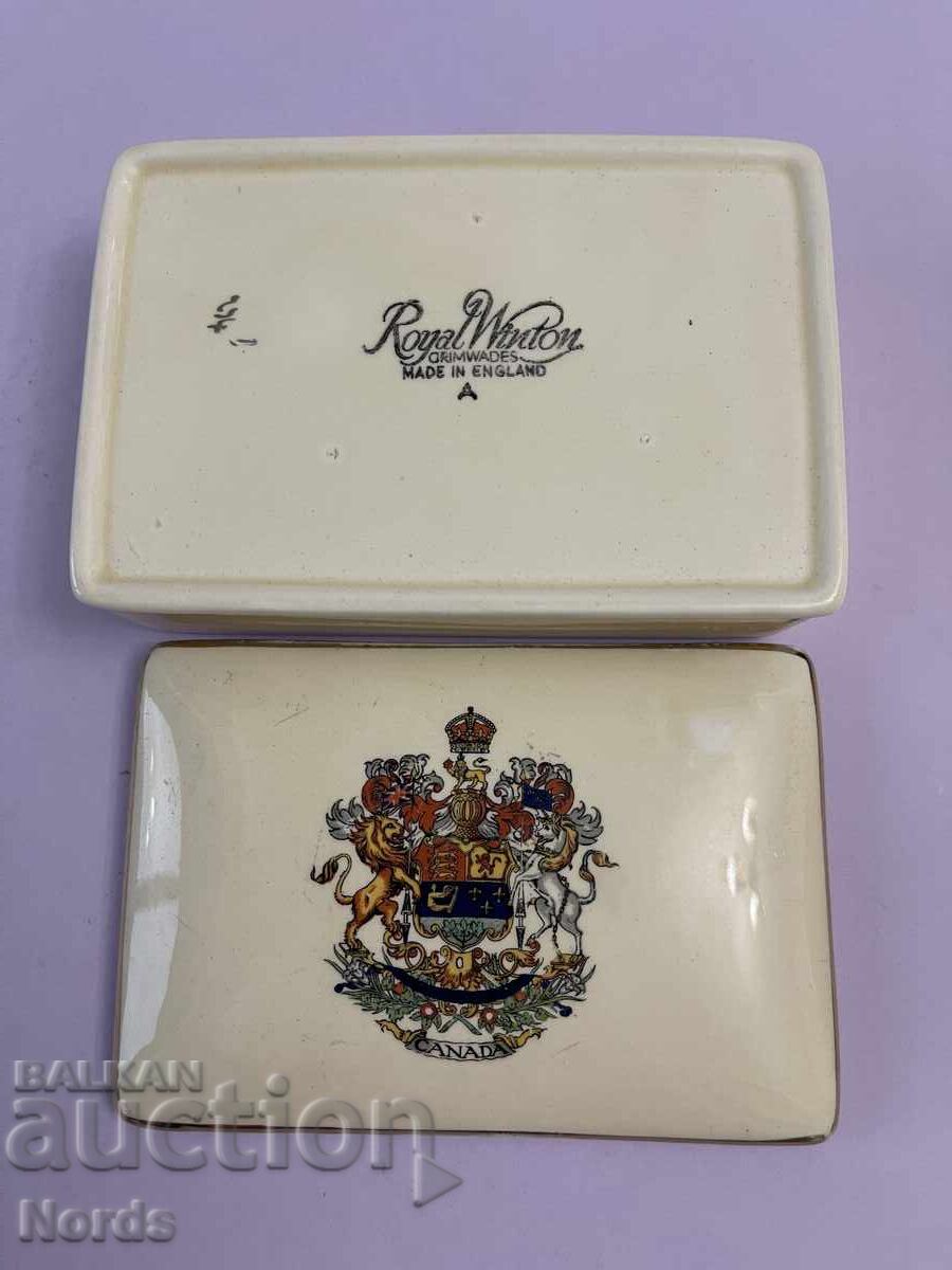 Royal Winton Порцеланова кутийка с цена 6.05 лв. | € 3.09 Royal Winton Порцеланова кутийка с цена 6.05 лв. | € 3.09
