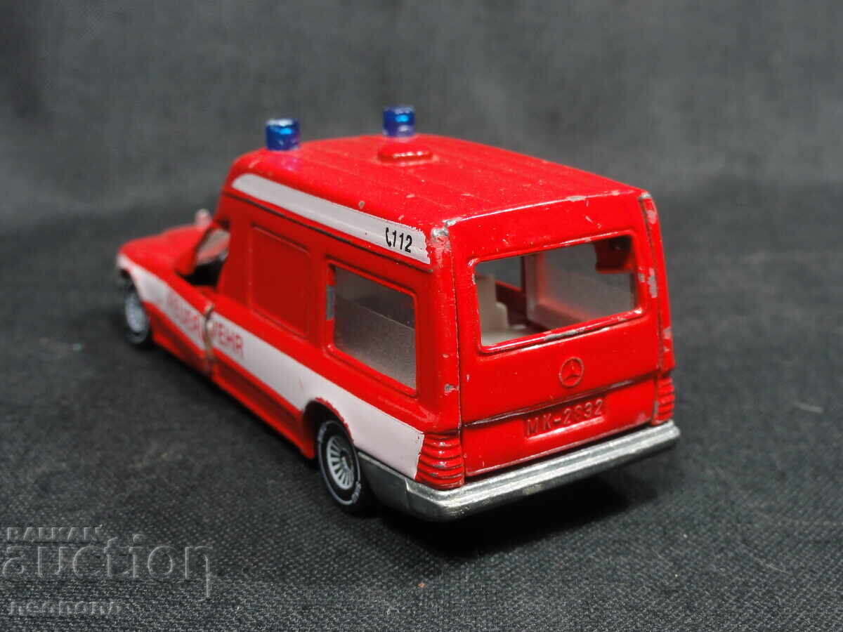 Auction OLD RETRO METAL CAR SIKU GERMANY MERCEDES AMBULANCE Auction OLD RETRO METAL CAR SIKU GERMANY MERCEDES AMBULANCE