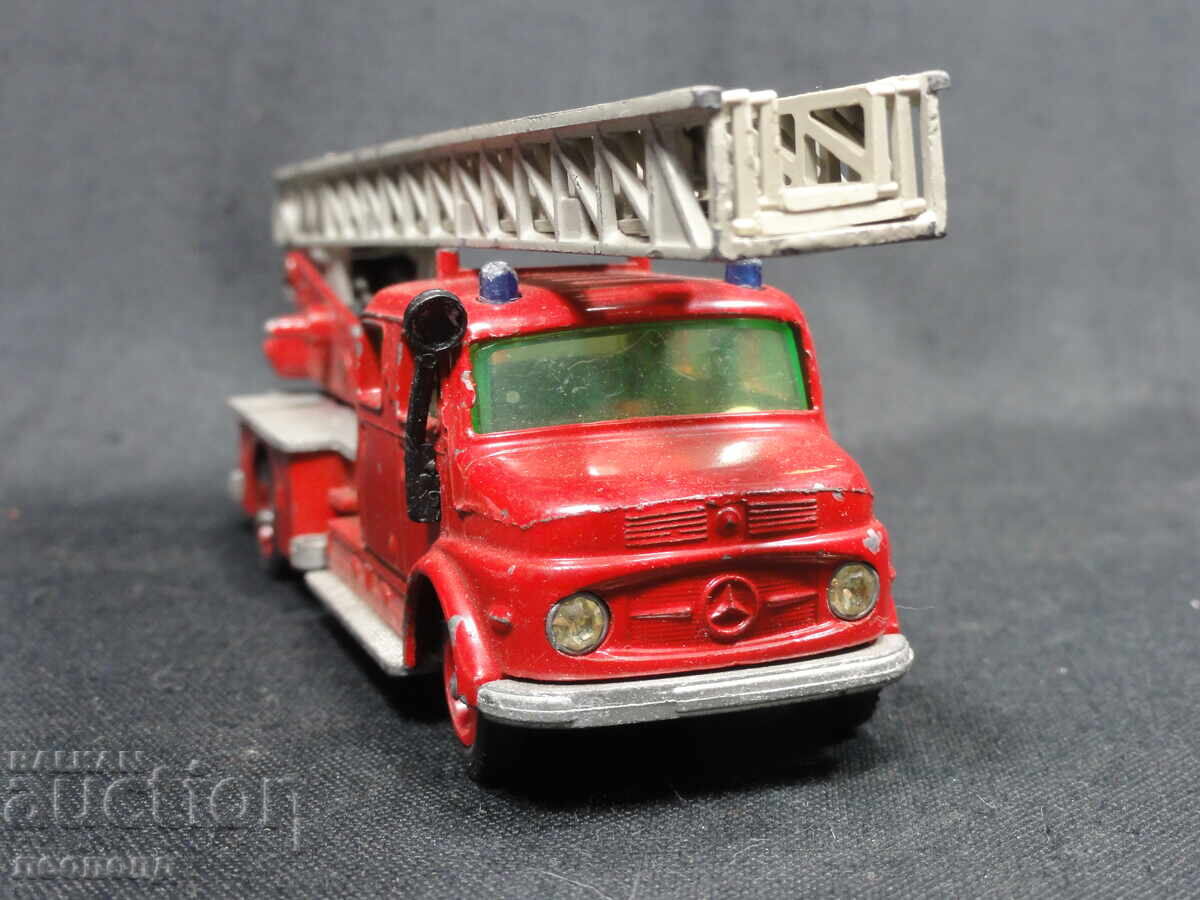 ΠΑΛΑΙΟ ΜΕΤΑΛΛΙΚΟ ΡΕΤΡΟ ΑΜΑΞΙ SIKU GERMANY MERCEDES ΠΥΡΟΣΒΕΣΤΙΚΟ - 5
