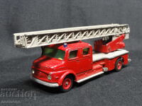 VECHE CĂRUCIOR METALIC RETRO SIKU GERMANY MERCEDES POMPIERI