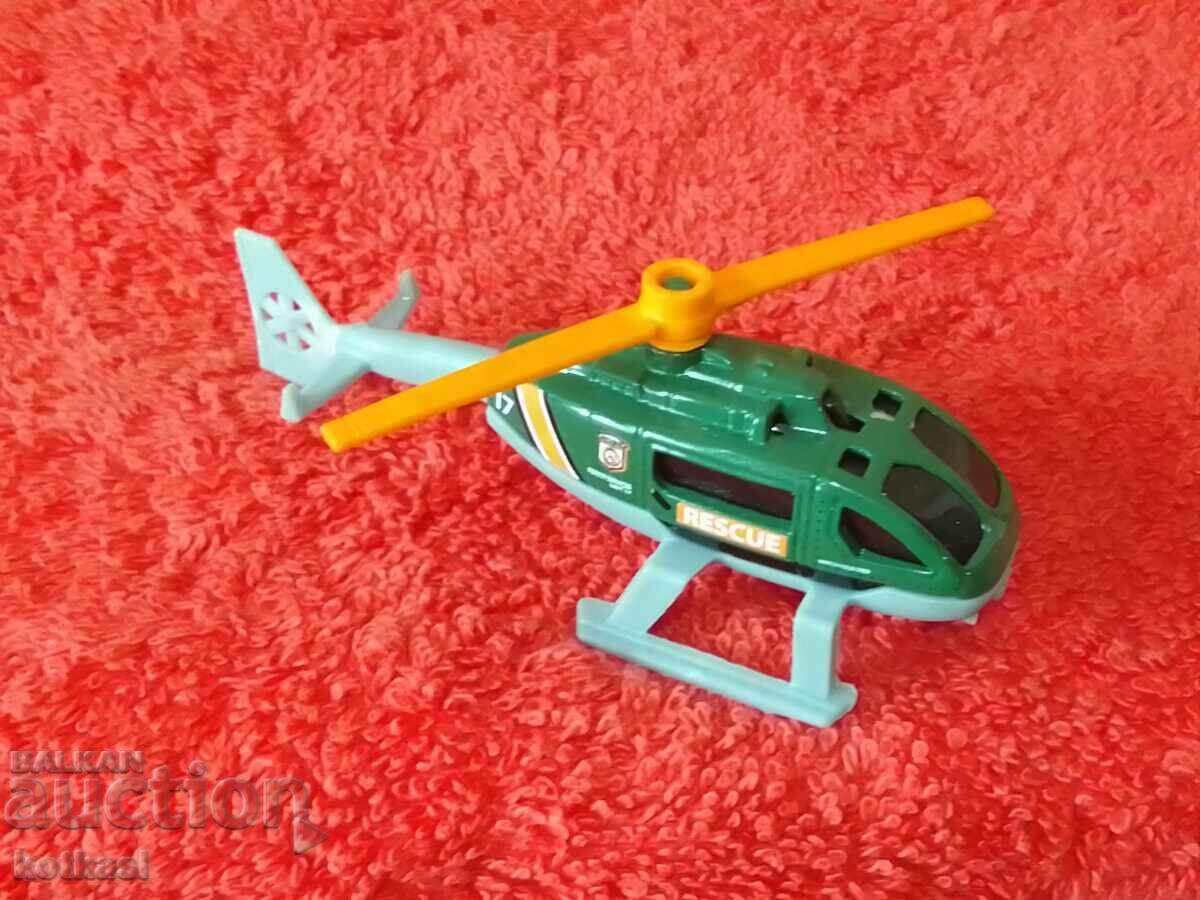 Vintage Metal Rescue Helicopter Matchbox THAILAND