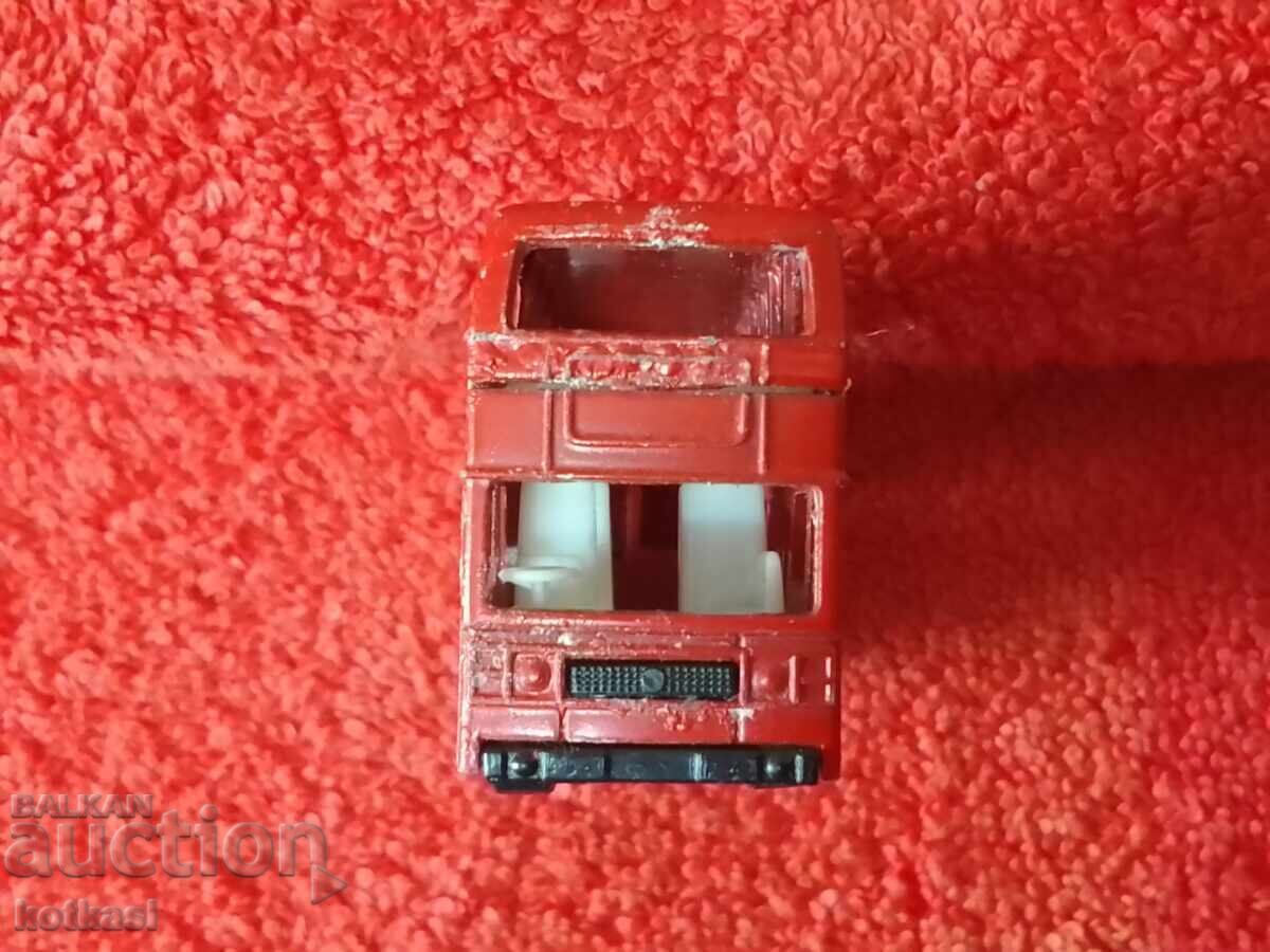 Παράδοση Παλιό μεταλλικό μοντέλο Διώροφο λεωφορείο Λονδίνο Matchbox CHINA Παράδοση Παλιό μεταλλικό μοντέλο Διώροφο λεωφορείο Λονδίνο Matchbox CHINA