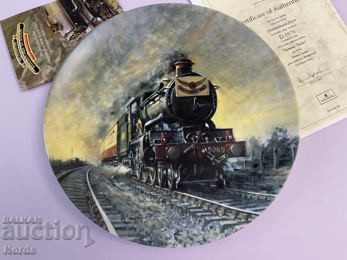 Wedgwood. Farfurie de colecție, 27 cm, cu certificat Wedgwood. Farfurie de colecție, 27 cm, cu certificat