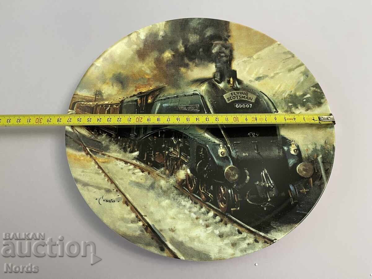 Wedgwood.Влак.Чиния за колекция 27 см със сертификат - 6 Wedgwood.Влак.Чиния за колекция 27 см със сертификат - 6