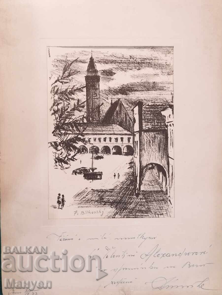 Графика на чешкият художник Франтишек Билковски. с цена 150.00 лв. | € 76.69 Графика на чешкият художник Франтишек Билковски. с цена 150.00 лв. | € 76.69