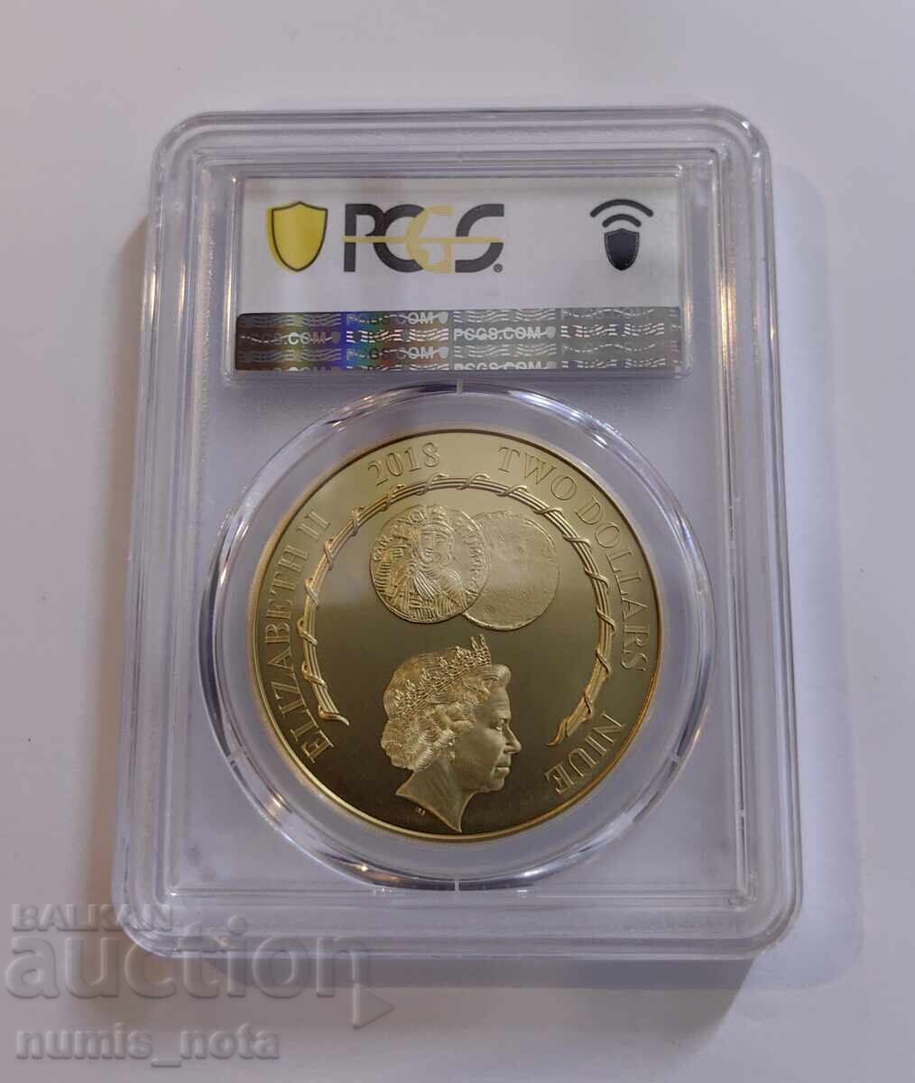 Δημοπρασία Σφραγίδα του Χαν Ομουρτάγκ - κορυφαία ποιότητα SP 70 2 δολάρια 2017 Δημοπρασία Σφραγίδα του Χαν Ομουρτάγκ - κορυφαία ποιότητα SP 70 2 δολάρια 2017