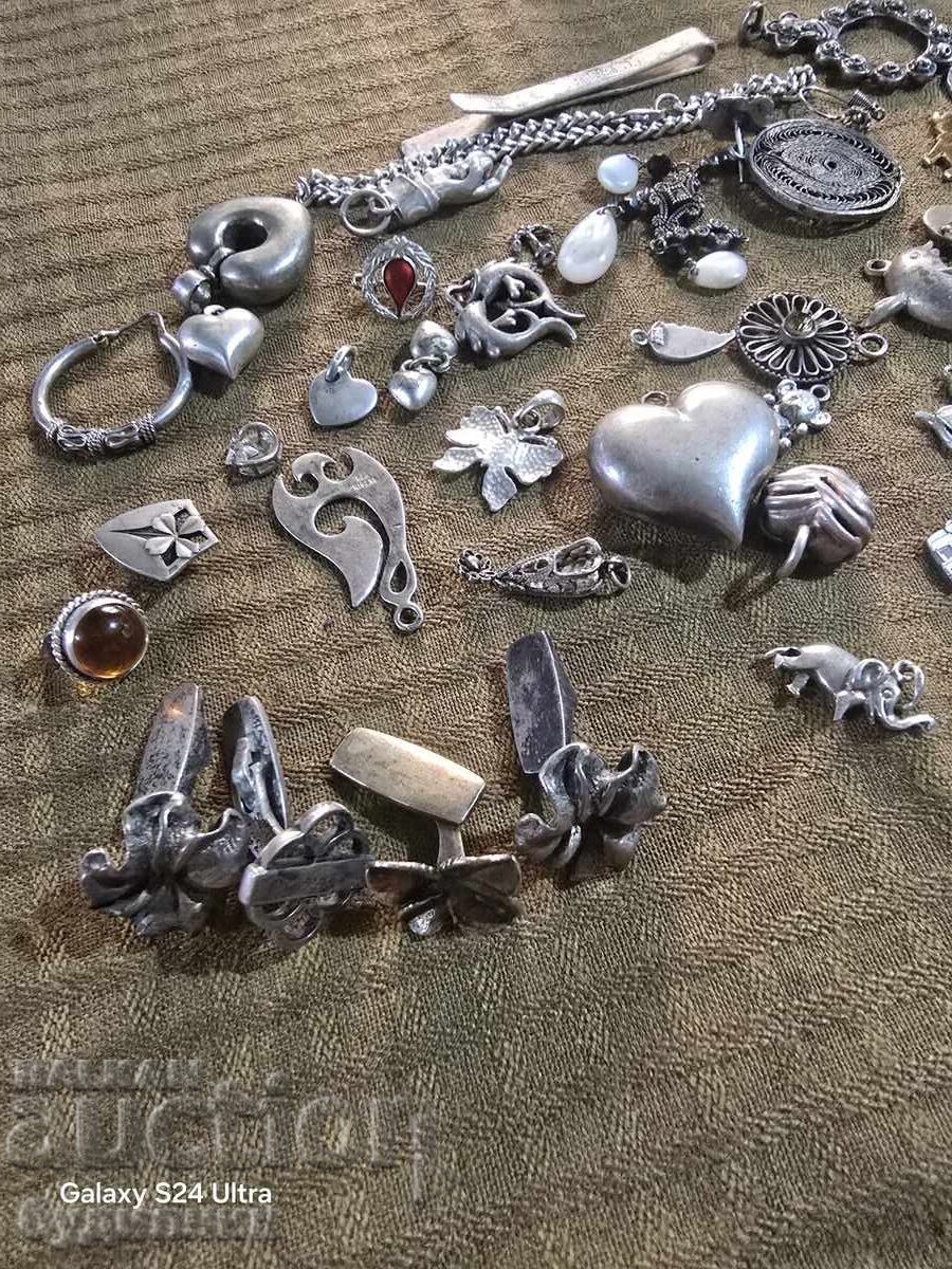 Licitație Bijuterii din argint. 141.15 Grame. BZȚ