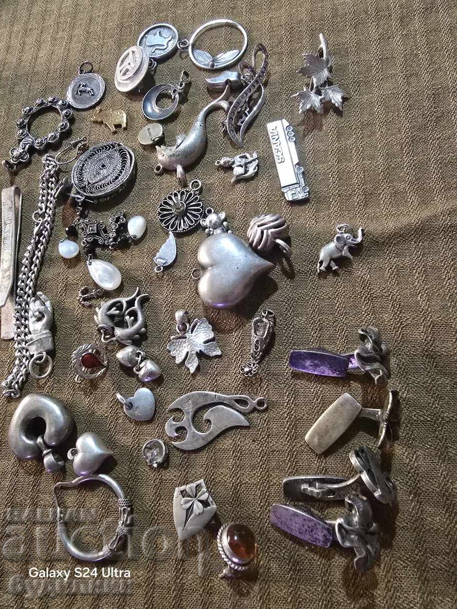 Bijuterii din argint. 141.15 Grame. BZȚ - 5