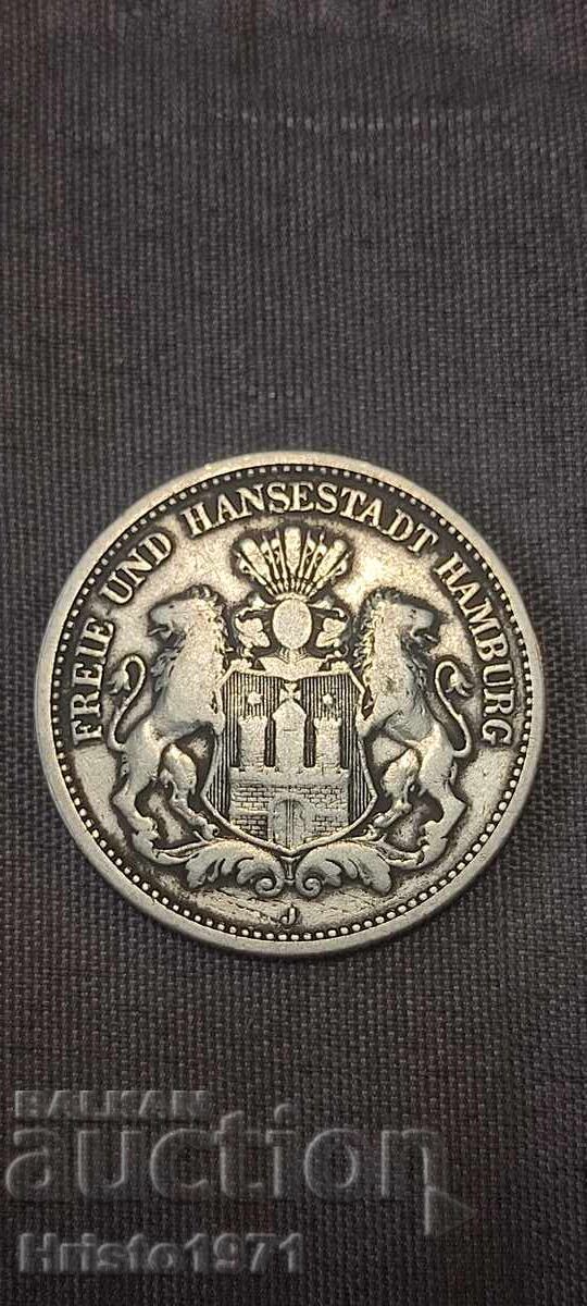 2 μάρκα 1876 Αμβούργο 2 μάρκα 1876 Αμβούργο