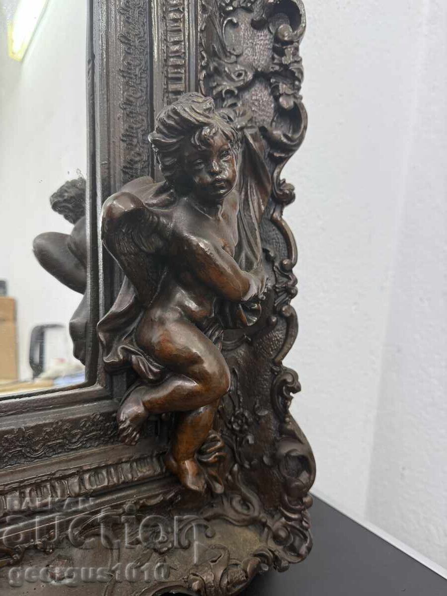 Beautifully ornamented wall mirror №7588 with price 900.00 BGN | € 460.16