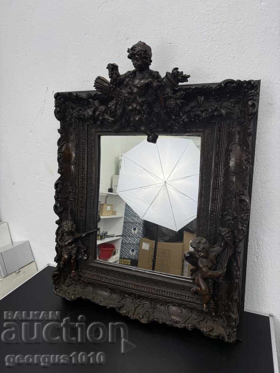 Beautifully ornamented wall mirror №7588 - 5