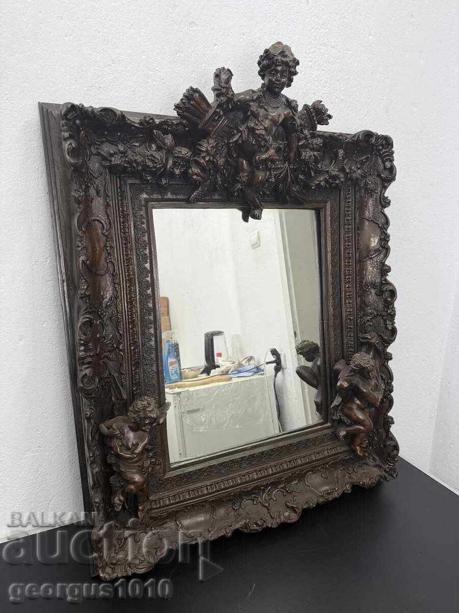 Beautifully ornamented wall mirror №7588