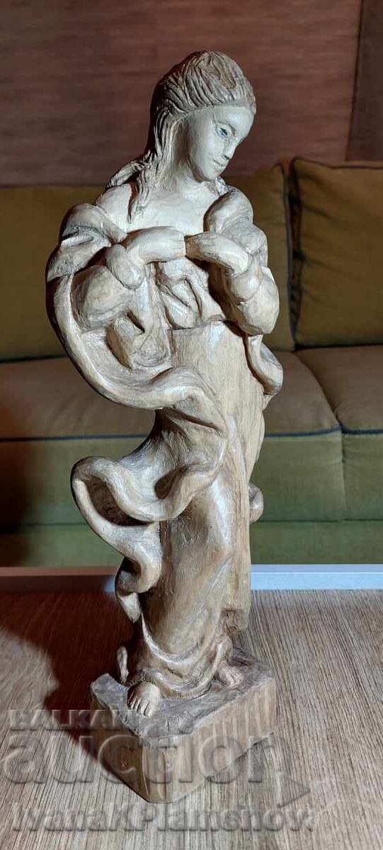 Wood carving for connoisseurs, height 36cm with price 40.00 BGN | € 20.45
