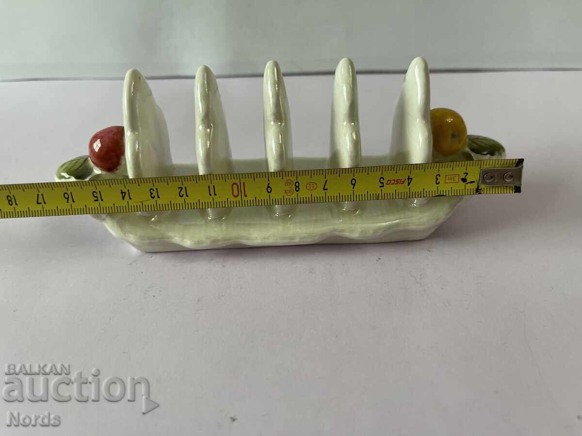 Порцеланова поставка за препечени филийки - 6 Порцеланова поставка за препечени филийки - 6