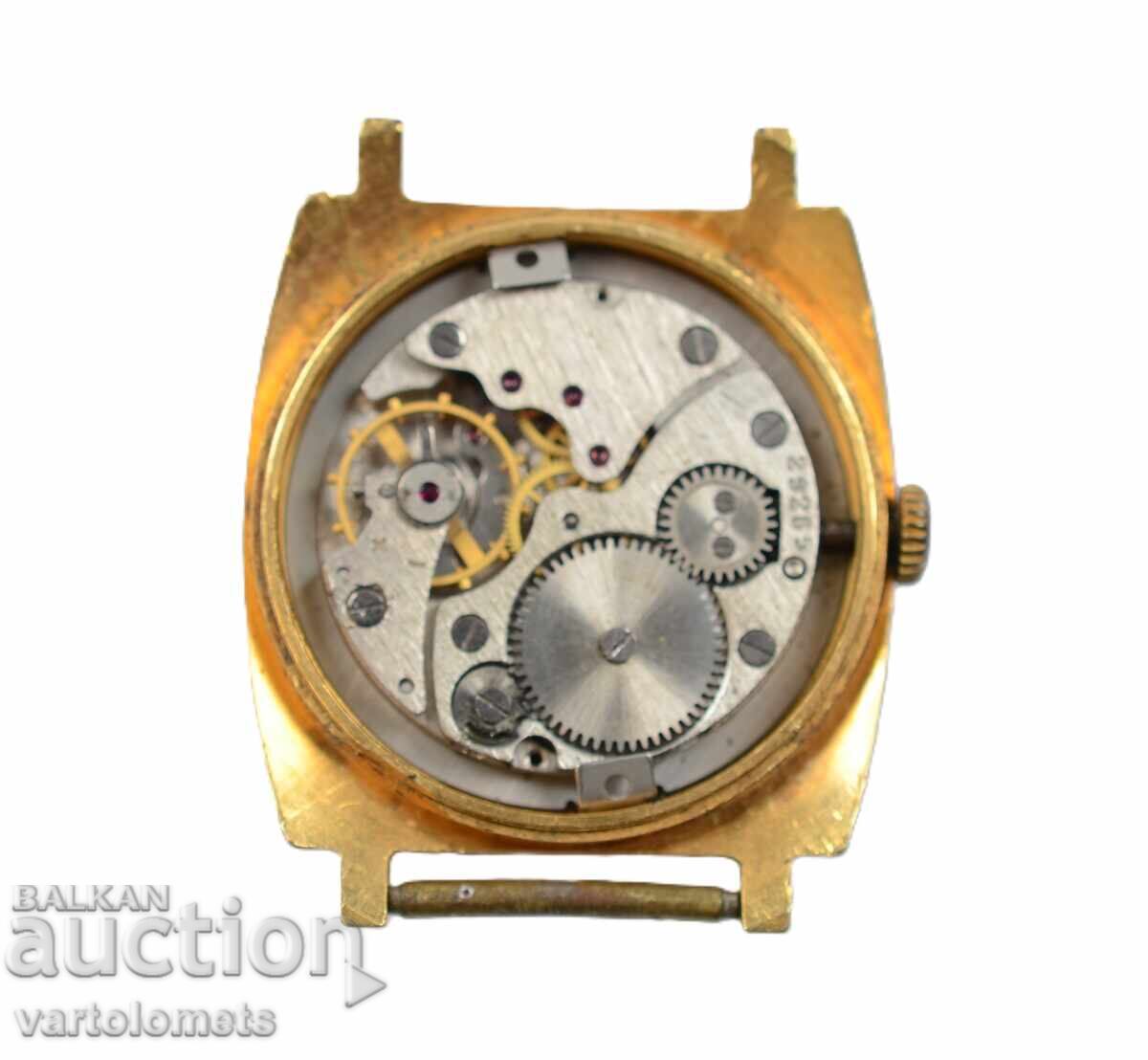 Men's watch ZIM USSR with gold plating 10 Mk - not working with price 35.00 BGN | € 17.90