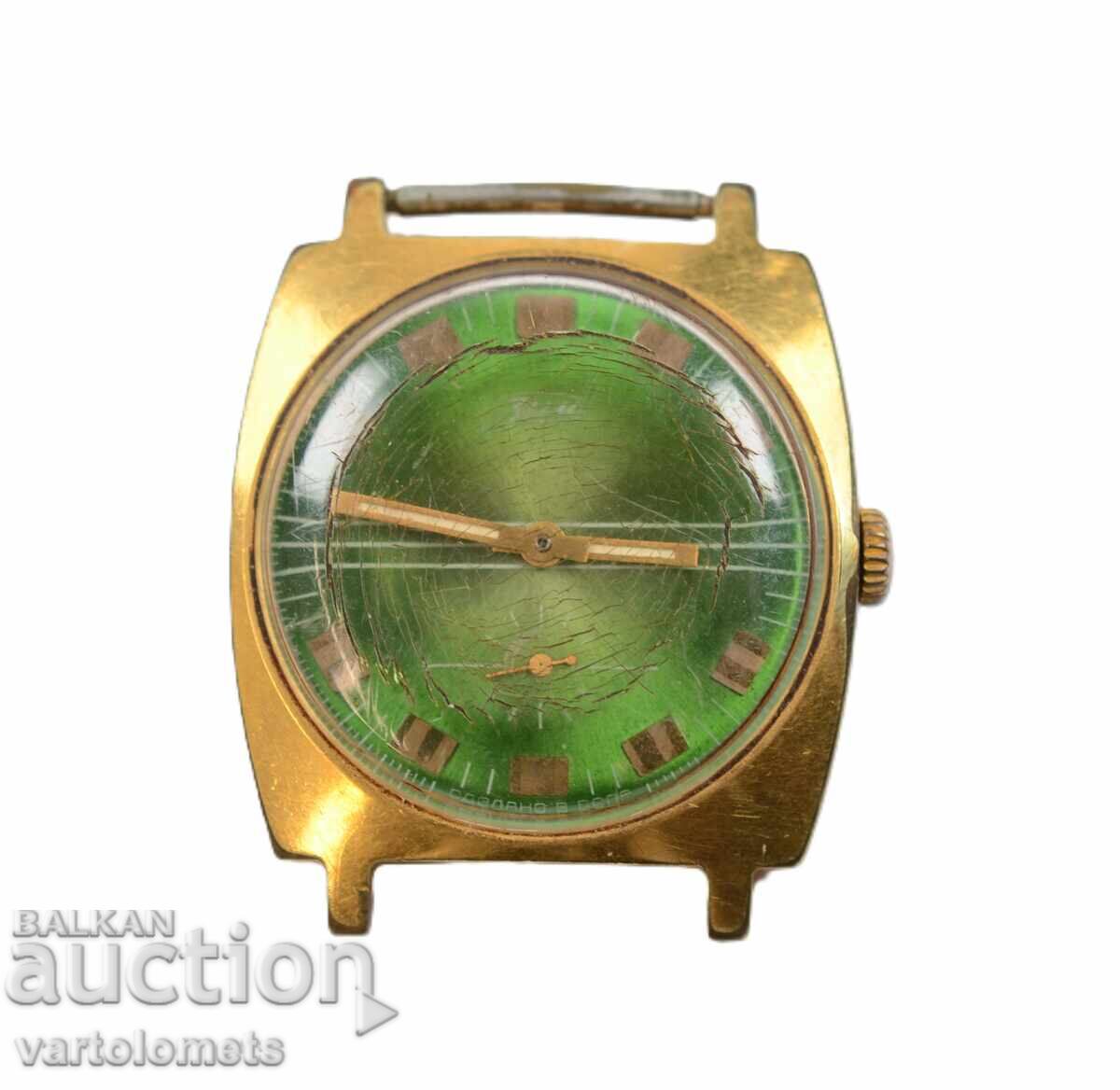 Men's watch ZIM USSR with gold plating 10 Mk - not working