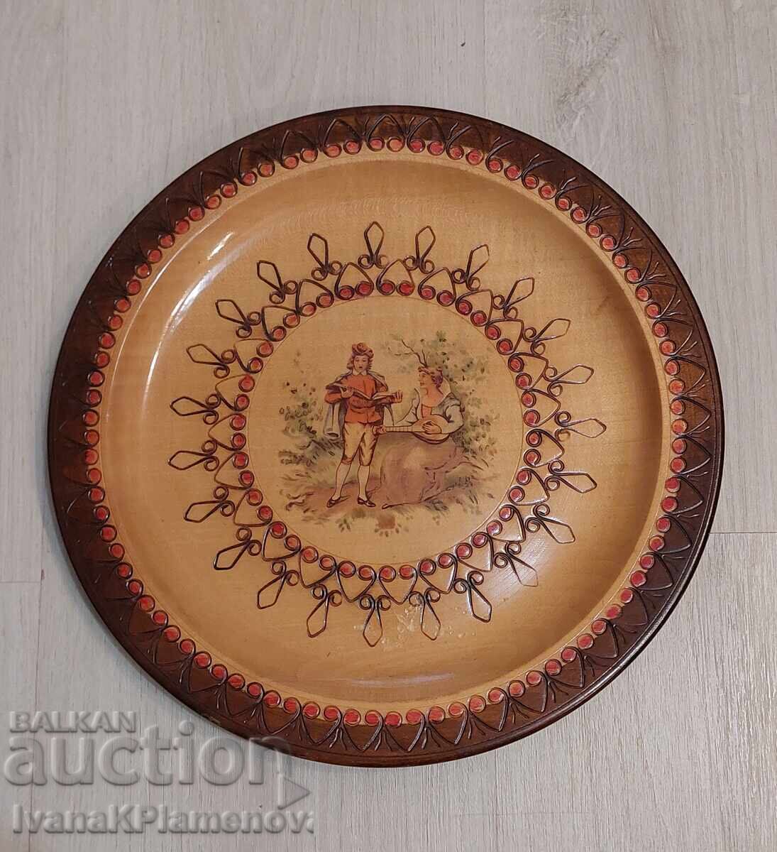 Wooden panel for connoisseurs 28cm